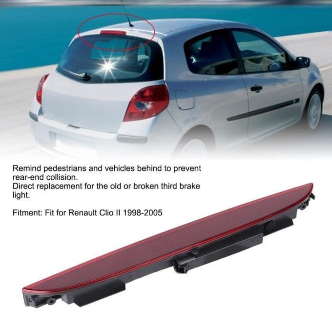 Remlicht Derde Remlicht Lamp voor Renault Clio II 1998-2005 HB016