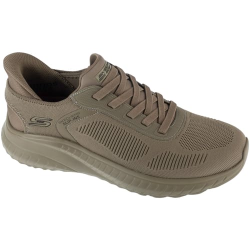 SKECHERS Heren Slip-Ins BOBS Sport Squad Chaos Sneaker 118312 OLV Olive