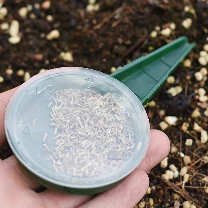 Plantzaadzaaier Plantzaaimachine Tuin Multifunctionele Zaadverdeelgereedschappen Aanpassen aan Verschillende Zaadgroottes gray