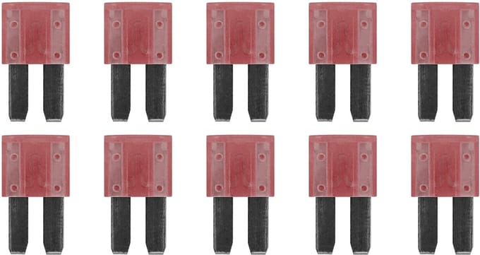 ProRide Steekzekeringen Micro 2 - 10A - Rood - Geschikt voor auto, boot en camper - 10 stuks