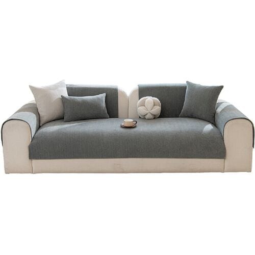 ochama Kussensloop voor Sofakussenset, kussenbeschermer, antislip kussenhoes, 45×45cm - Grijs