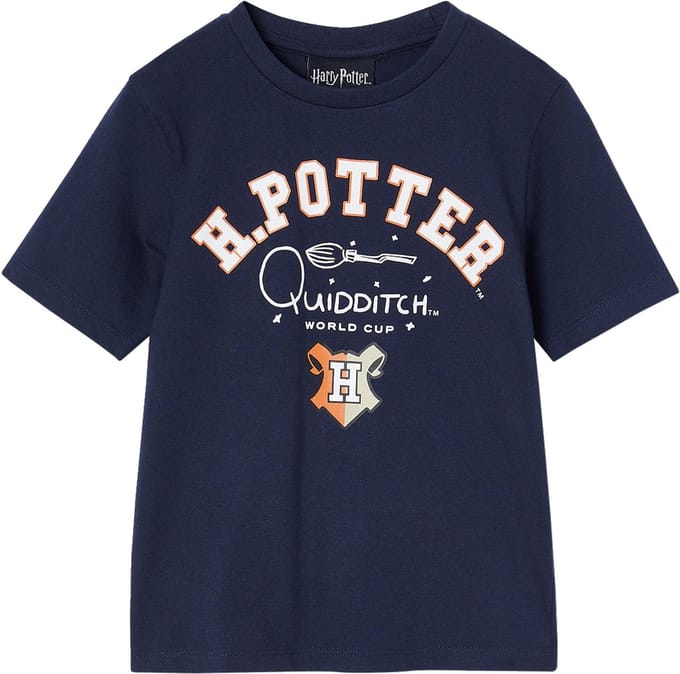 Vertbaudet Kinder Sommer-Schlafanzug HARRY POTTER mit Quidditch-Print