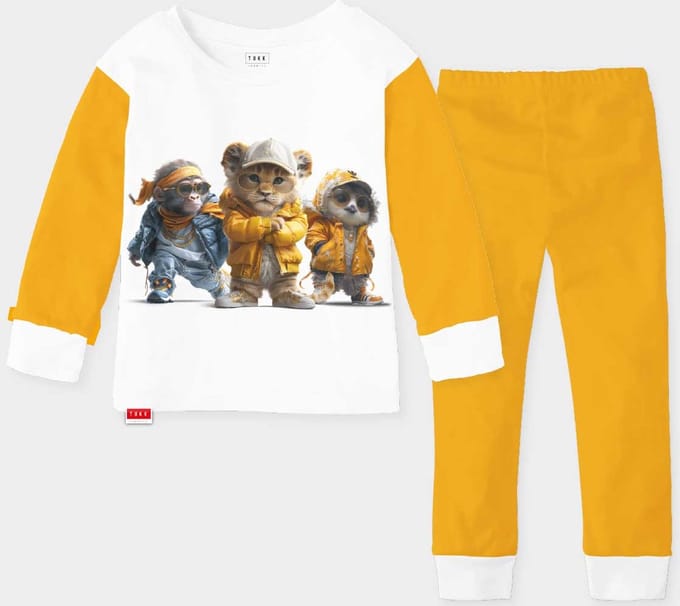 Tukk jammies Rapgroep pyjama mt. 152 - rapgroep kinderpyjama