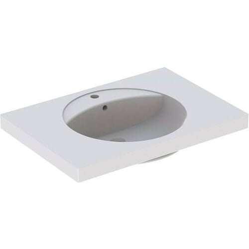 Geberit Preciosa washbasin 80 x 55 cm with tap hole and overflow 124280000