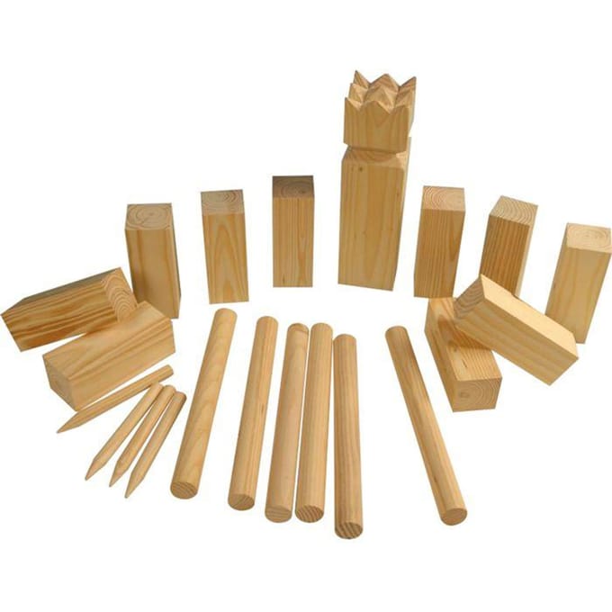 Kubbspel - BUFFALO - Economisch - Hout - Buiten - 2-12 spelers