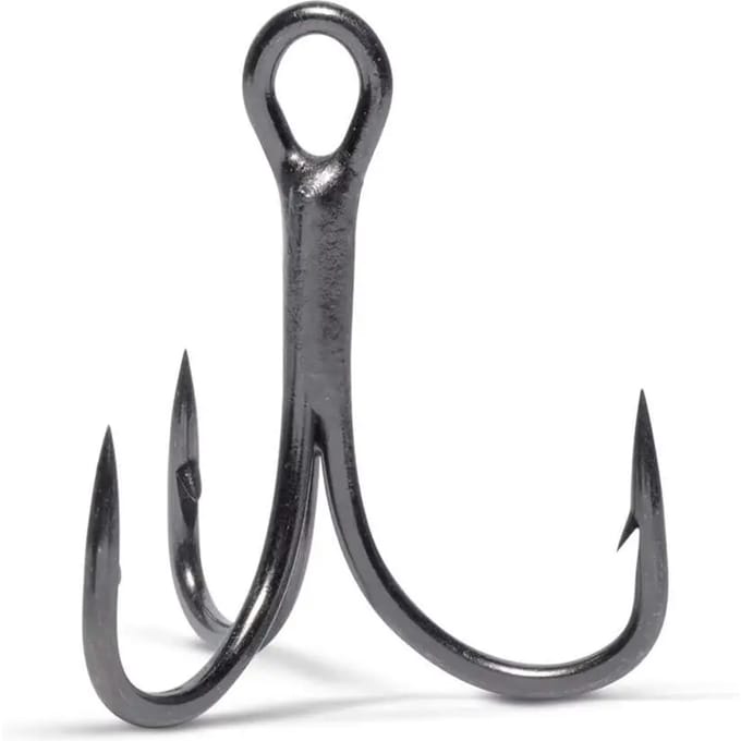 VMC 7554Bn 2X Strong Inline Treble Black Nickel / #2/0