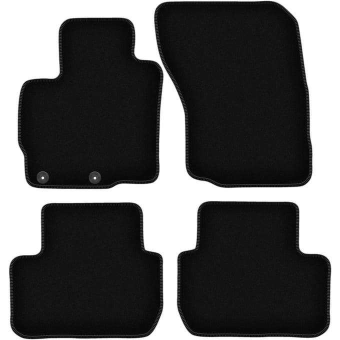 BASIC zwarte veloursmatten voor: Mitsubishi Outlander III SUV (2012-)
