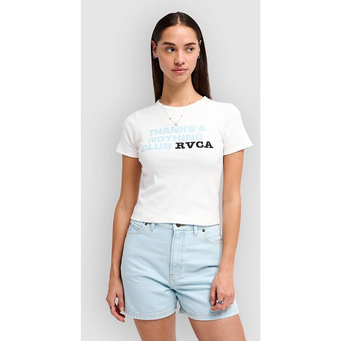 RVCA Club Rvca Rib T-Shirt wit