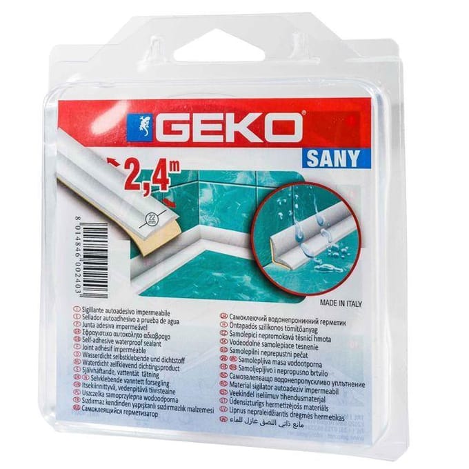 GEKO SANY afdichtingskit transparante lijm wit
