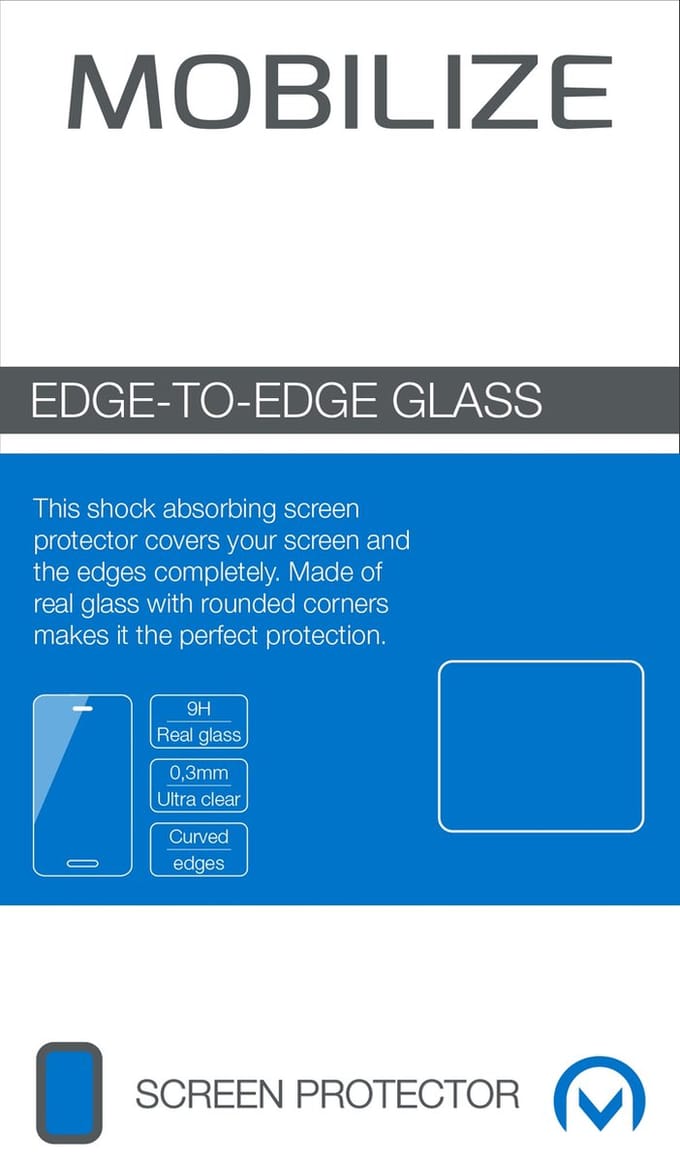Mobilize Screenprotector geschikt voor Apple iPhone 12 Mini Glazen | Mobilize Premium Screenprotector - Case Friendly - Zwart
