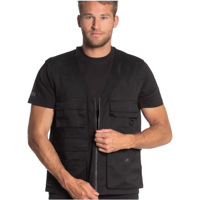 Herock Torro bodywarmer rugzakje (1901) - Zwart - S
