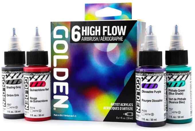 Golden Acrylverf Airbrush Set