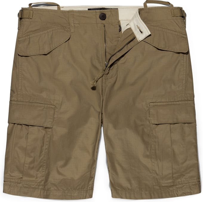 Vintage Industries korte broek Ripstop Anderson Shorts Dark Khaki