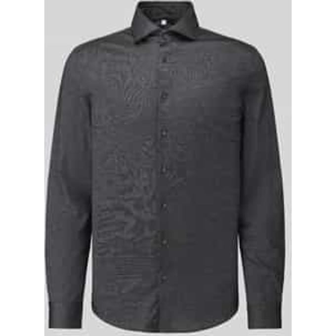 Slim Fit zakelijk overhemd van mix van katoen en modal model 'Light Spread Kent'