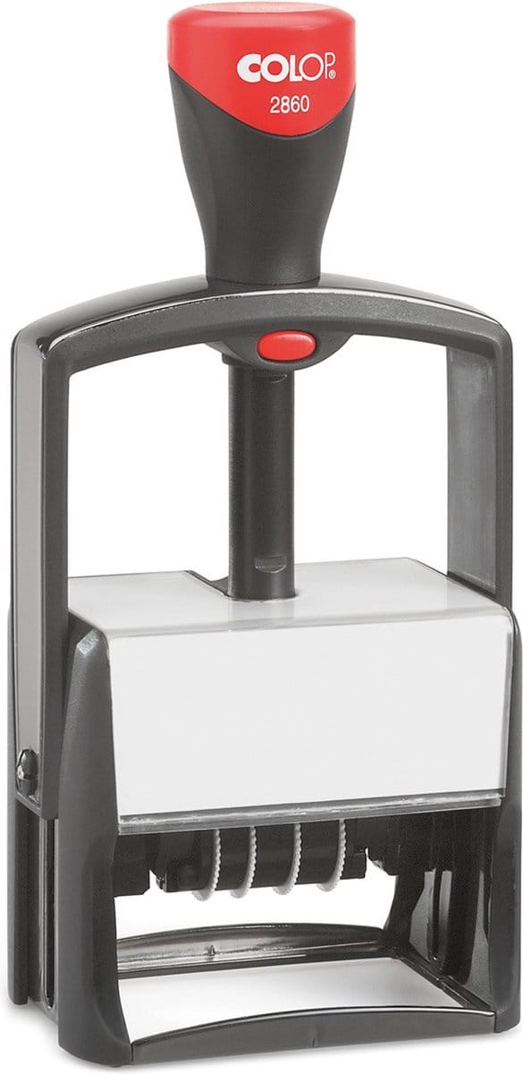Colop Classic 2860 Blauw - Stempels - Datum stempel Nederlands - Stempel afbeelding en tekst