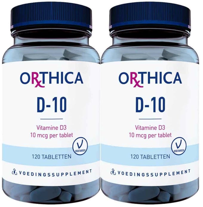 Orthica - D-10 - 2 x 120 tabletten - Voordeelverpakking