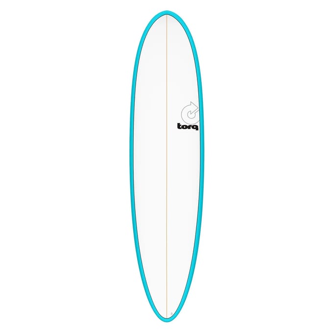 Torq Epoxy Tet V+ Funboard Pinlines 7'4 Surfboard patroon