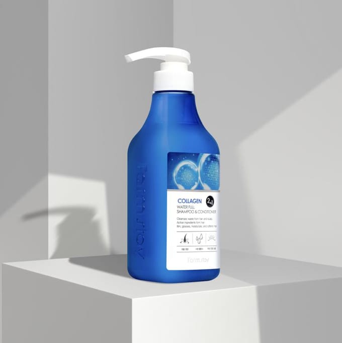 Farmstay - Collagen Water Full Shampoo & Conditioner 530ml
