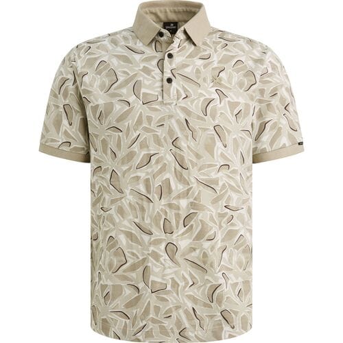 T-shirt Vanguard Poloshirt Piqué Print Beige
