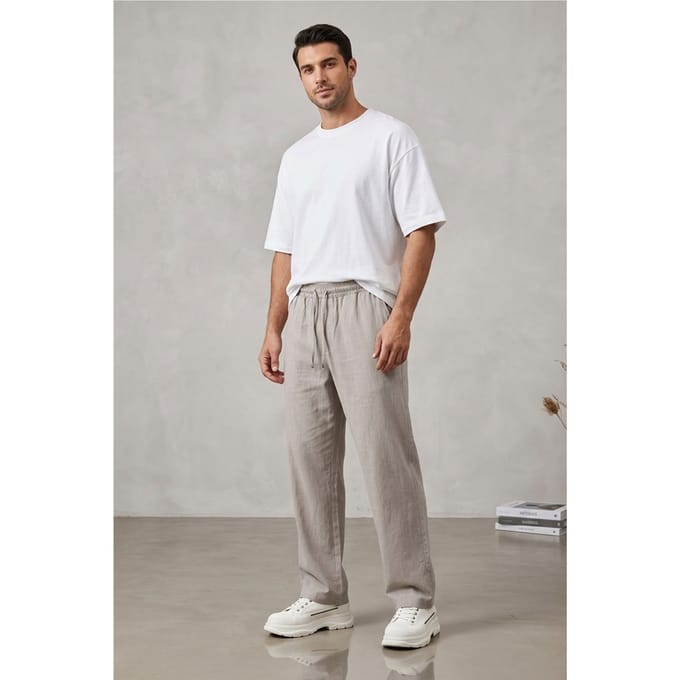 Heren Rechte Woven Broek