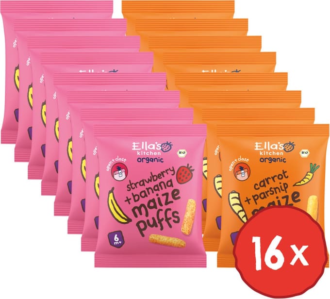 Ella's kitchen Maize Puffs Pakket