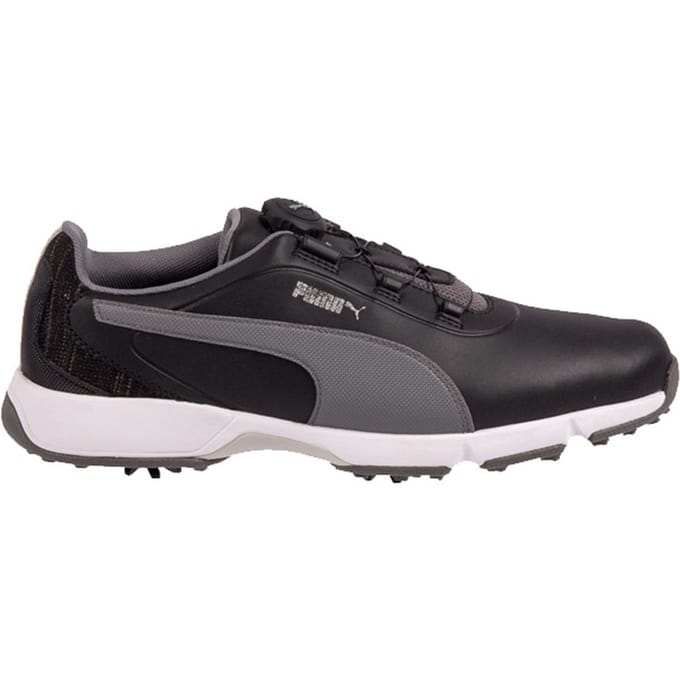 PUMA Drive Fusion DISC Zwart Glad Leer Herentrainers 192226 02