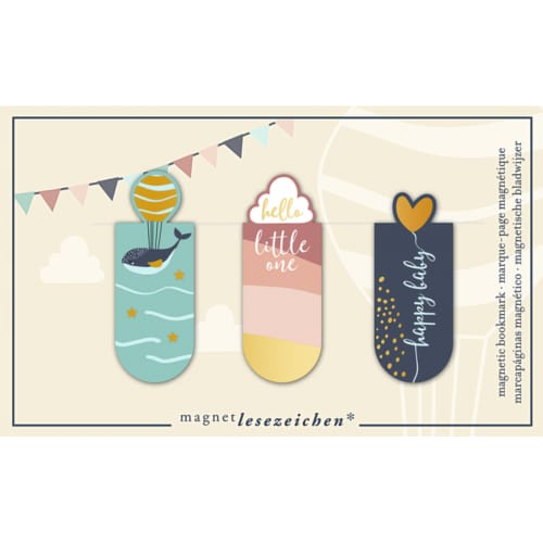 Magnetische Boekenlegger Hello Baby - Boekenlegger
