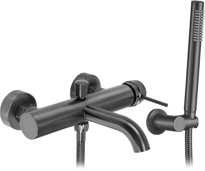 Rea Lungo Grip Badkraan - Titanium - 19X15X4Cm