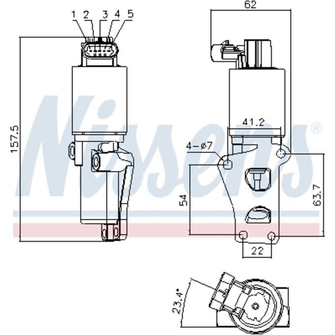 EGR-klep NISSENS 98170