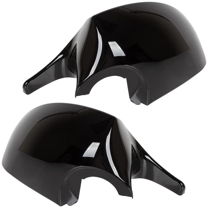 BMW 1 E81 E82 E87 E88 04-08 coque de rétroviseur NOIR BRILLANT gauche + droite 2 pièces. ENSEMBLE