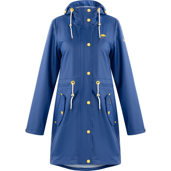 Schmuddelwedda Mackintosh bridgeport Dames Koningsblauw-271
