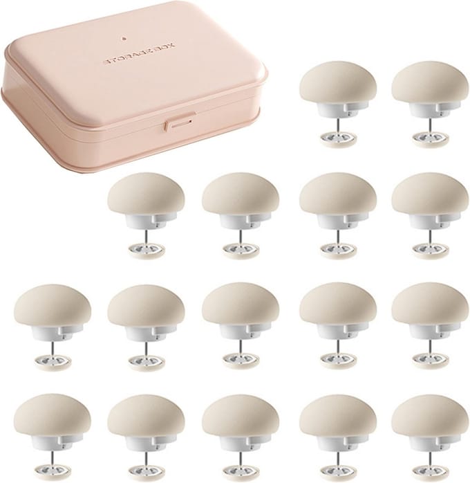 Dekbedovertrek Clips - Beddengoed Fixers - Net Bed Houden - Robuuste Kwaliteit - 16 Stuks - Multicolor