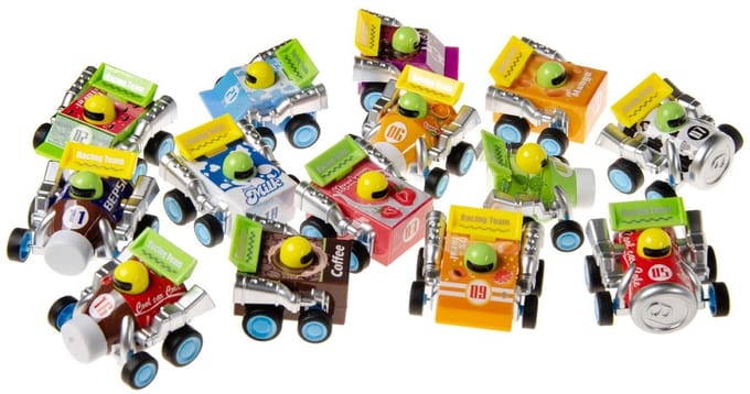 LG-Imports Pull Back Race Car Color