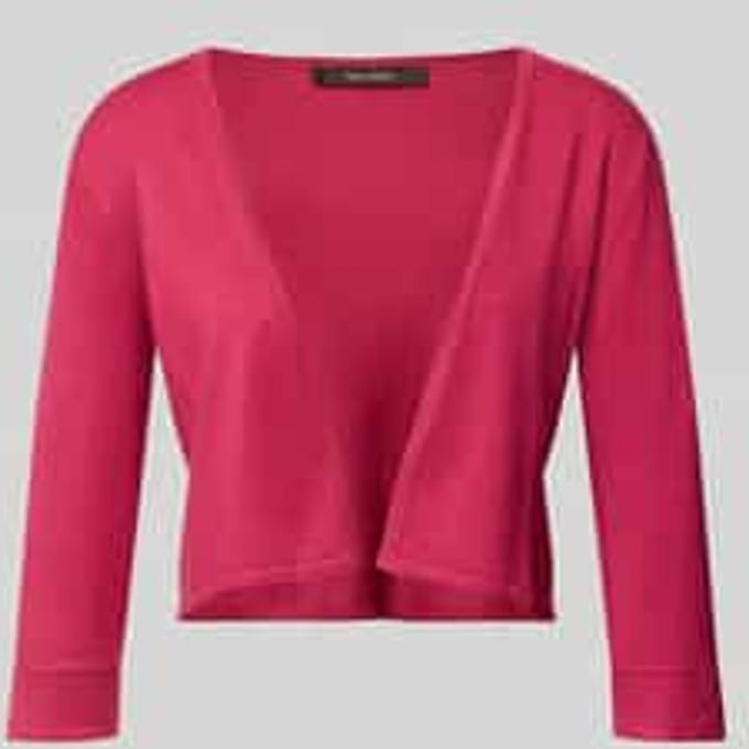 Bolero van viscosemix met 3/4-mouw