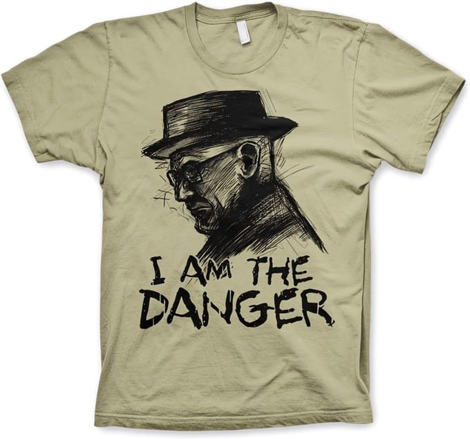 Breaking Bad I Am The Danger T-shirt kaki