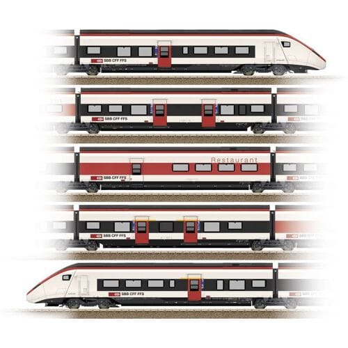 TRIX H0 25810 H0 hogesnelheidstreinstel Rabe 501 Giruno van de SBB