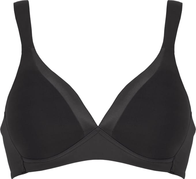 Naturana - Soft bh met glansband - 5119 - Zwart - 85B