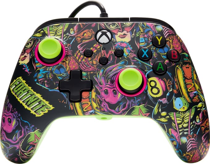 PowerA Advantage controller met kabel voor de Xbox Series X|S - Fortnite-gloed