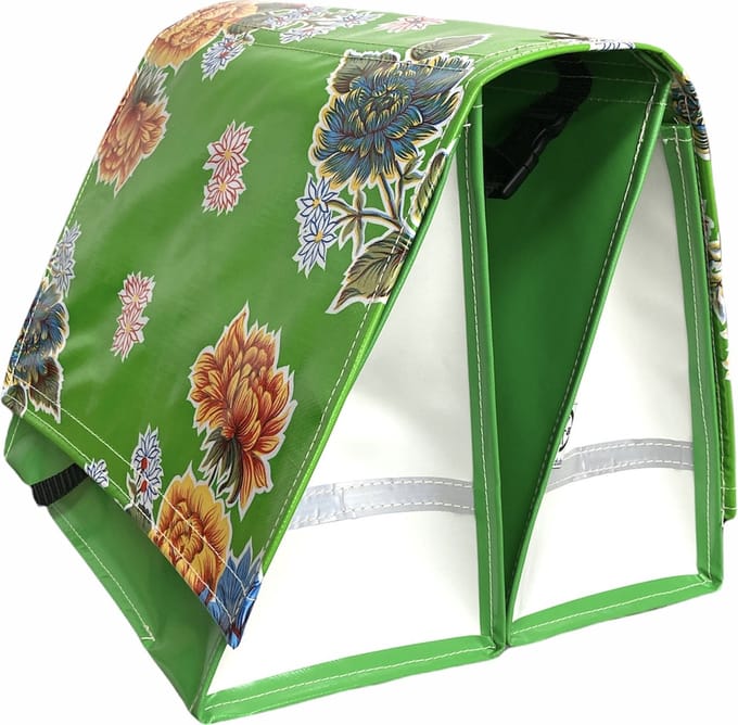 Du Baj  Budget L Chrysant Green - Dubbele Fietstas - 45 l - Groen