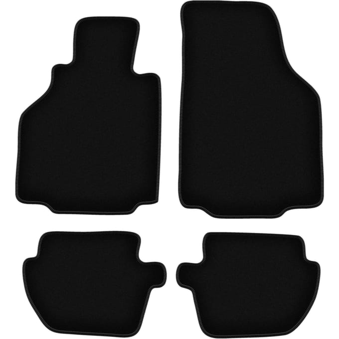 BASIC zwarte velours vloermatten voor: Porsche 911 type. 996 coupé (1997-2004)