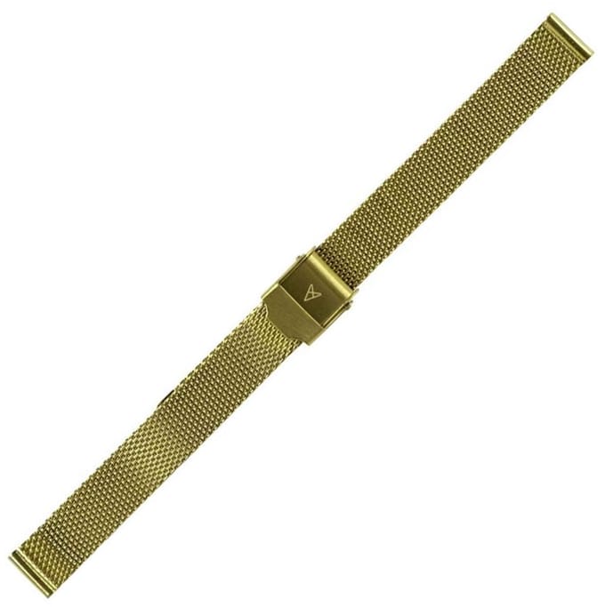 Renard Elite 25.5 Milanese Strap Mesh Goudkleurig - 12mm