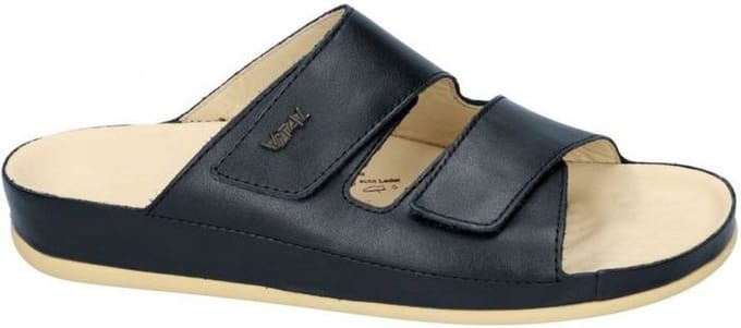 Vital -Heren -  zwart - pantoffel/slippers - maat 41