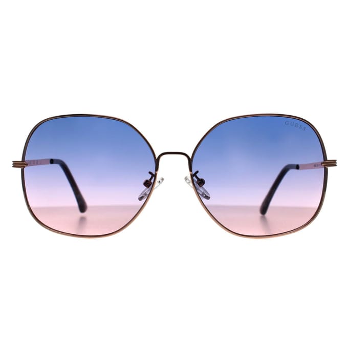 Guess Vlinder Vrouw Roségoud Blauw Kleurverloop GF0385