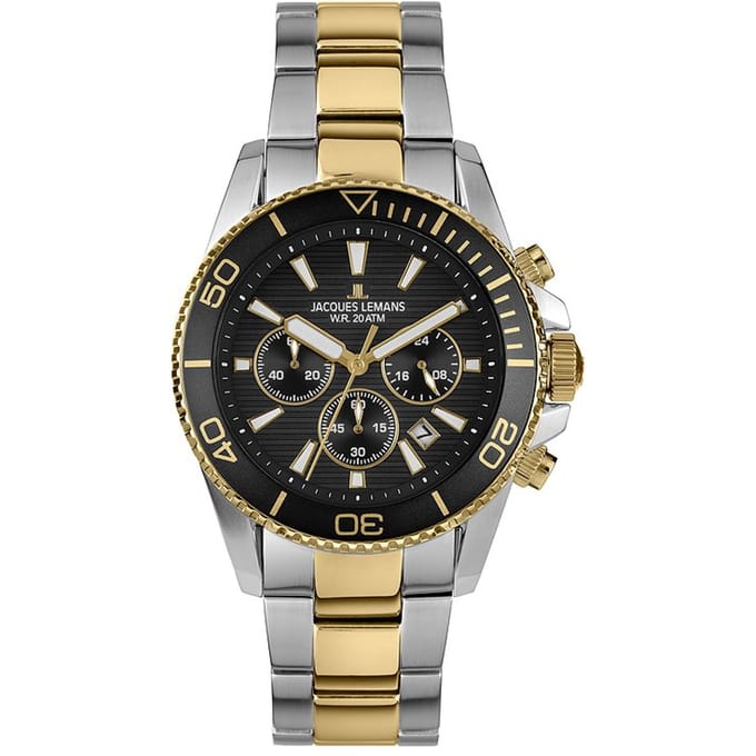 Jacques Lemans Chronograaf Liverpool Diver 1-2206L