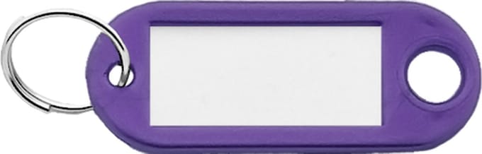 CombiCraft Sleutellabels Paars 55 x 22 mm - 100 stuks