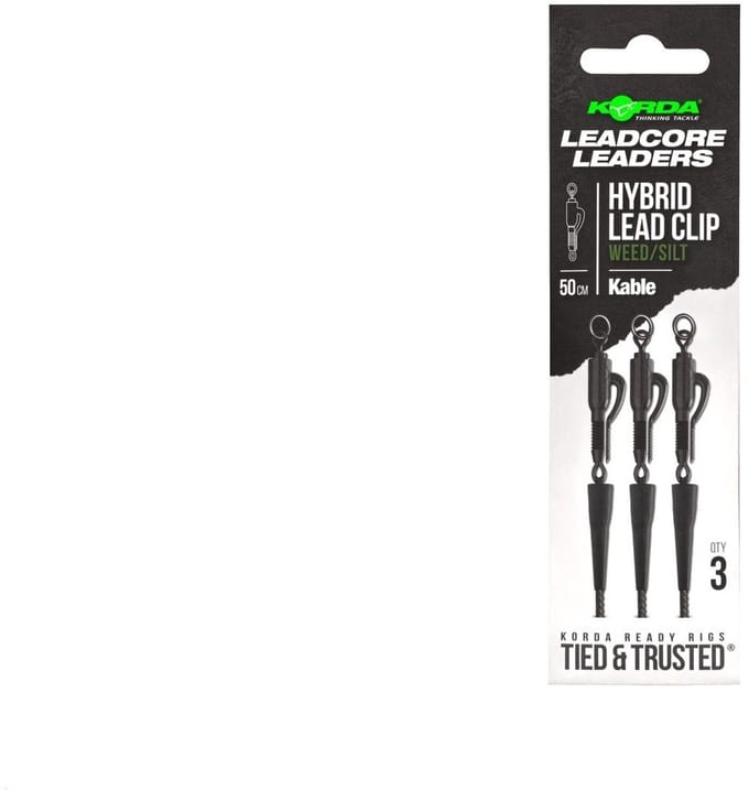 Kable Leadcore Leader Hybrid Lead Clip Korda