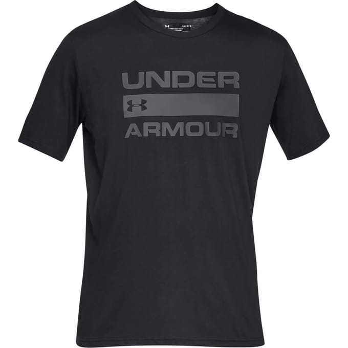 Under Armour UA TEAM ISSUE WORDMARK SS Heren Sportshirt - Zwart
