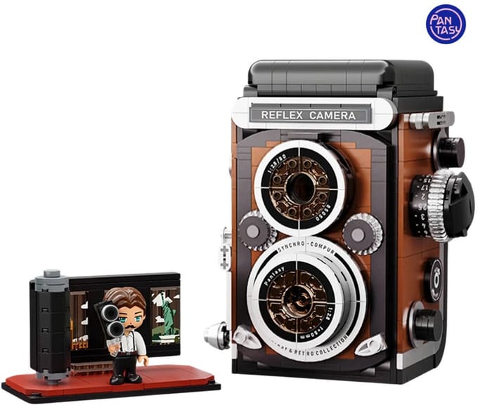 Pantasy, 3D Bouwblokjes, Retro collection, Twin Lens Reflex Camera, 85050, 15,2x16,3x11,7cm