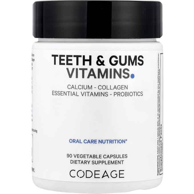 Tanden & Tandvlees Vitaminen, Veggie Capsules 90