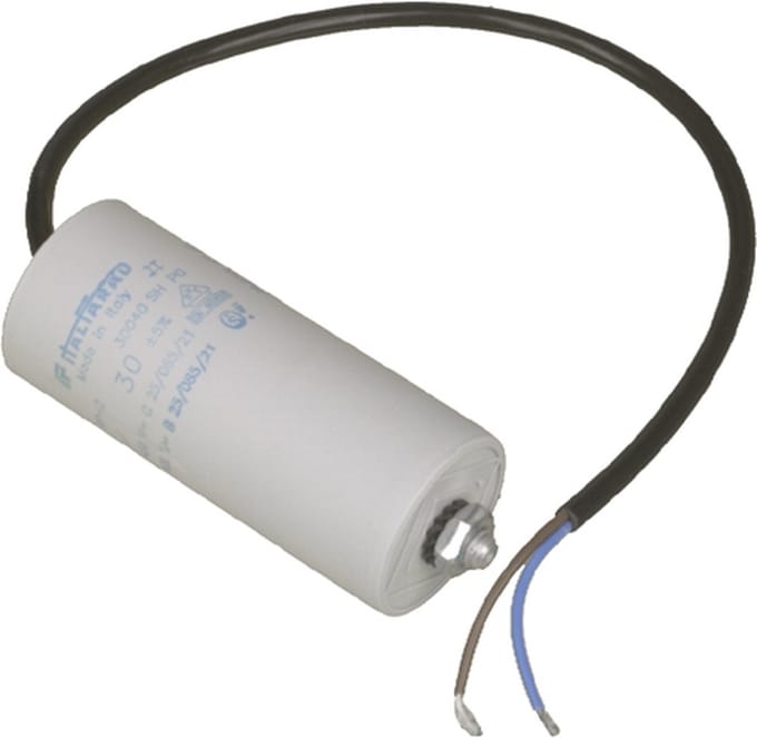 UNIVERSEEL - CONDENSATOR ELECTROL.MET DRAAD 30µF - 450 V -